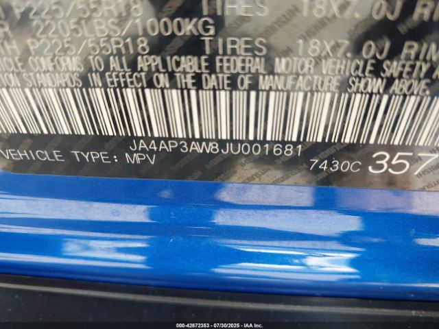 2018 MITSUBISHI OUTLANDER SPORT JA4AP3AW8JU001681 Photo 8