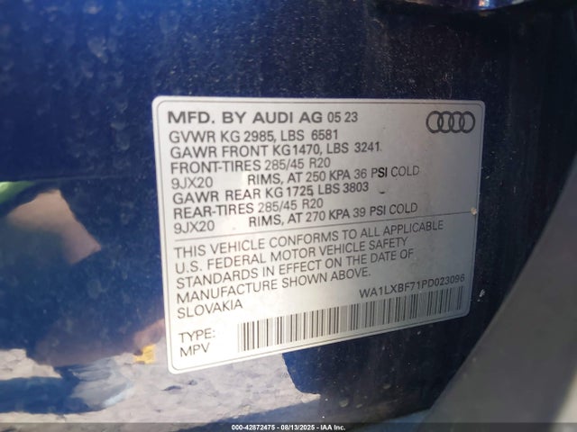 2023 AUDI Q7 WA1LXBF71PD023096 Photo 8