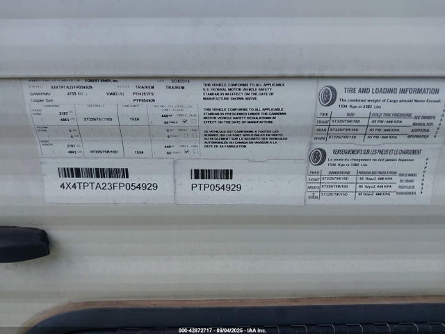 Puma 2015 2015 4X4TPTA23FP054929 Image 9