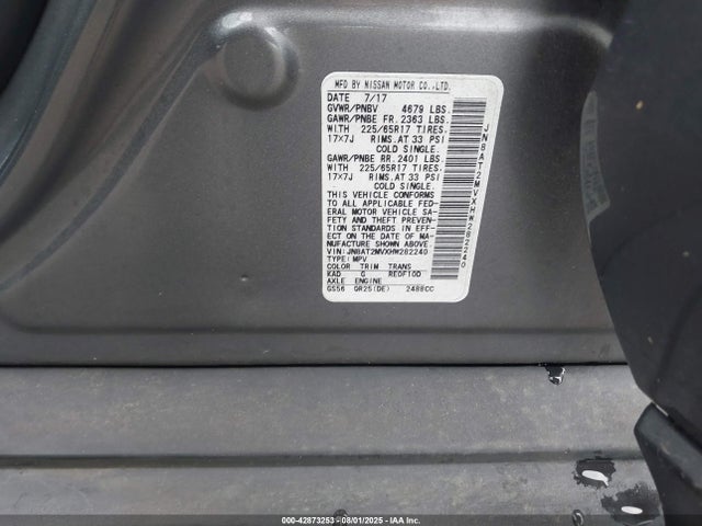 Nissan 2017 2017 JN8AT2MVXHW282240 Image 9