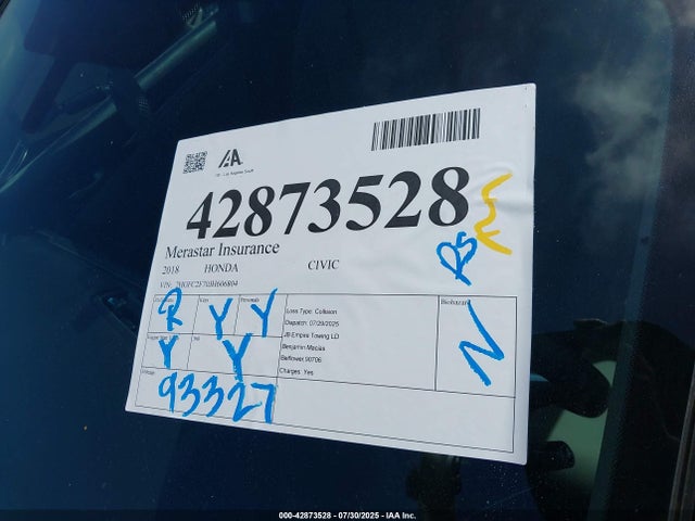 Honda k20c2 2018 2HGFC2F70JH606804 Image 18