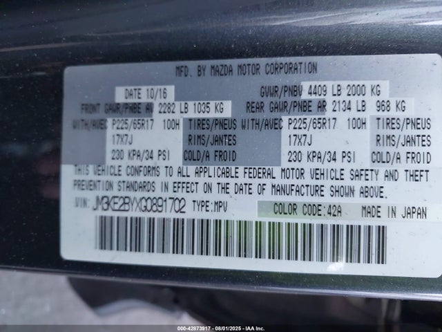 JM3KE2BYXG0891702 Mazda py