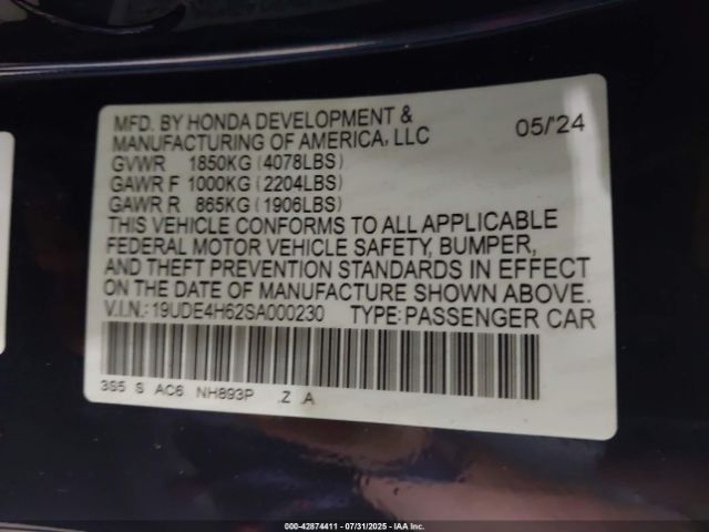 2025 ACURA INTEGRA 19UDE4H62SA000230 Photo 8