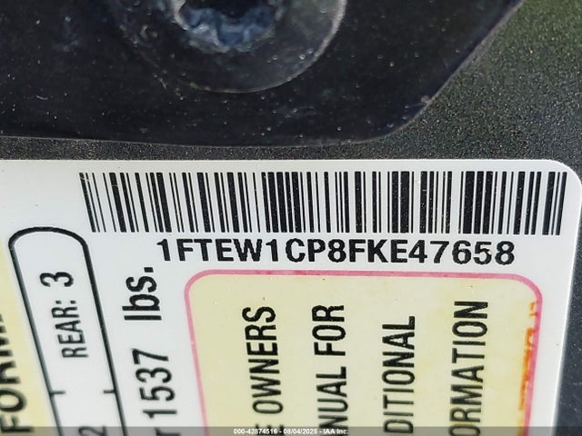 Ford 2015 2015 1FTEW1CP8FKE47658 Image 9