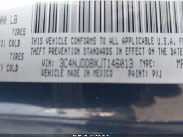 Jeep 2018 2018 3C4NJDDBXJT146013 Image 9