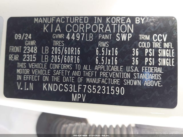 KIA Niro Plug-in Hybrid Ex 2025 KNDCS3LF7S5231590 Image 9