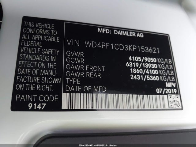 WD4PF1CD3KP153621 Mercedes-Benz om 642 with brake assist