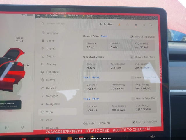 2024 TESLA MODEL Y 7SAYGDEE7RF192111 Photo 6