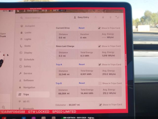 2021 TESLA MODEL 3 5YJ3E1EA8MF064588 Photo 6