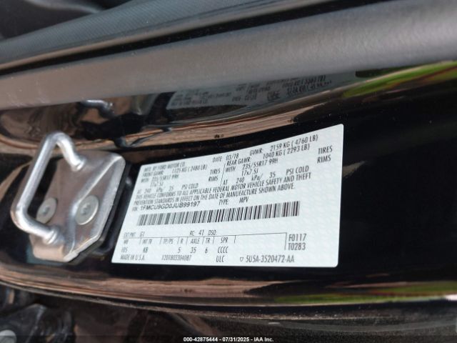 2018 FORD ESCAPE 1FMCU9GD0JUB99197 Photo 8