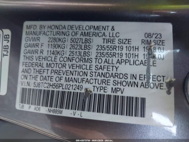 2023 ACURA RDX 5J8TC2H56PL021249 Photo 8
