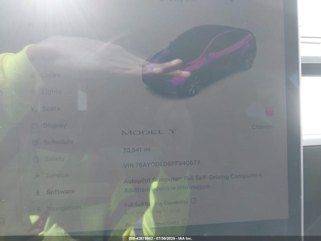 2023 TESLA MODEL Y 7SAYGDED8PF940577 Photo 6