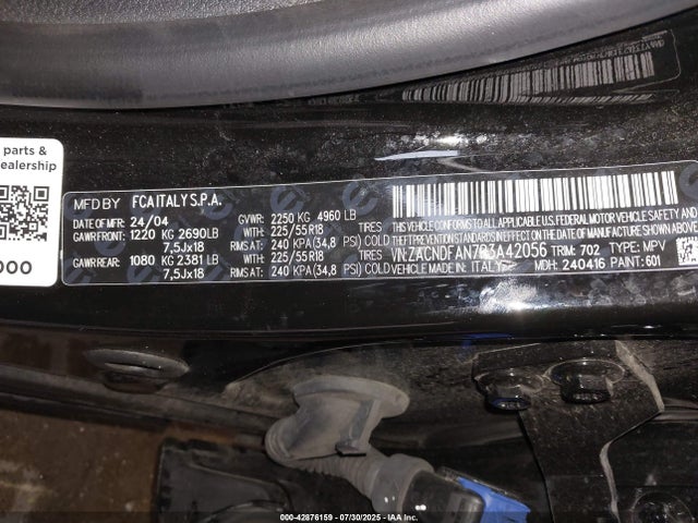 ZACNDFAN7R3A42056 Dodge 2024