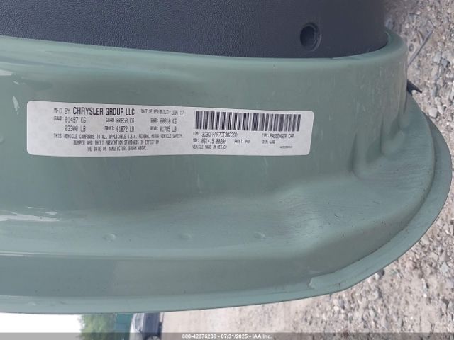 2012 FIAT 500 3C3CFFAR7CT382390 Photo 8