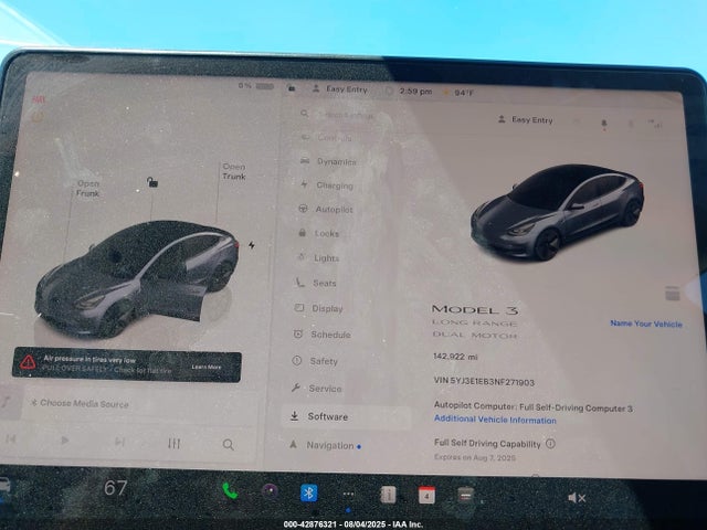 2022 TESLA MODEL 3 5YJ3E1EB3NF271903 Photo 6