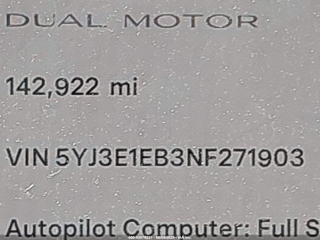 2022 TESLA MODEL 3 5YJ3E1EB3NF271903 Photo 8