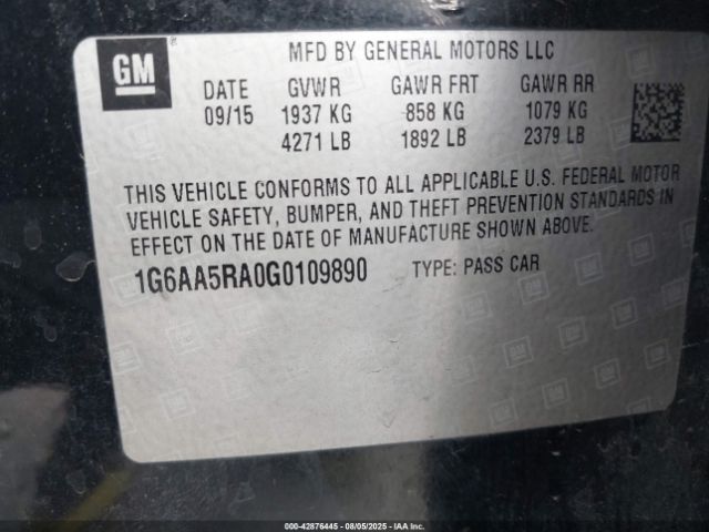 2016 CADILLAC ATS 1G6AA5RA0G0109890 Photo 8