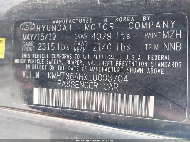 KMHT36AHXLU003704 Hyundai t-gdi theta ii