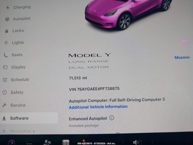 2023 TESLA MODEL Y 7SAYGAEE4PF738875 Photo 6
