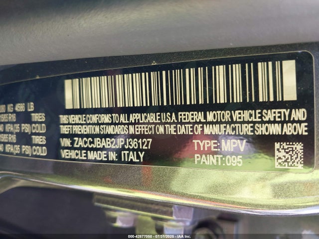 2018 JEEP RENEGADE ZACCJBAB2JPJ36127 Photo 8