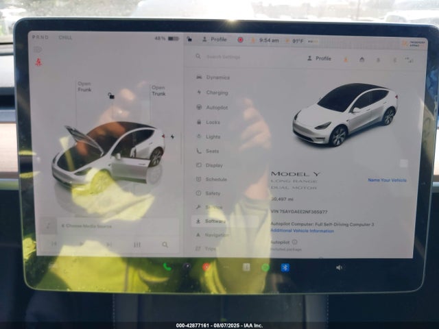 Tesla 2022 2022 7SAYGAEE2NF365977 Image 19