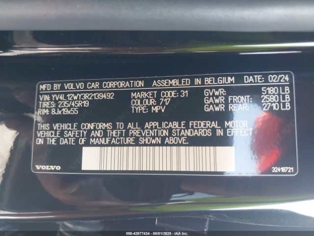 2024 VOLVO V60 CROSS COUNTRY YV4L12WY3R2139492 Photo 8