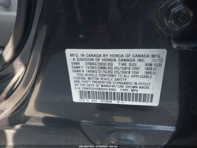 2013 ACURA MDX 2HNYD2H28DH514005 Photo 8