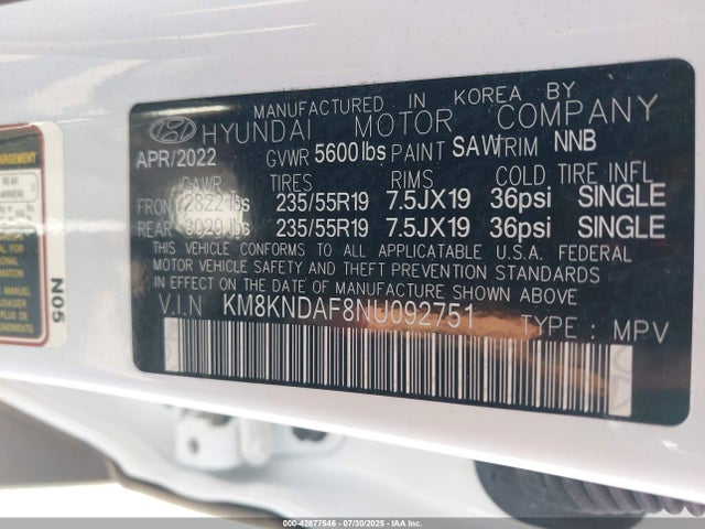 Hyundai Ioniq 5 2022 KM8KNDAF8NU092751 Image 9