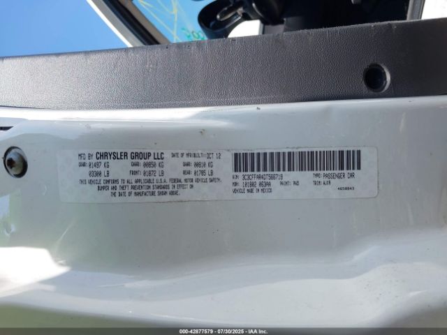 2013 FIAT 500 3C3CFFAR4DT566719 Photo 8