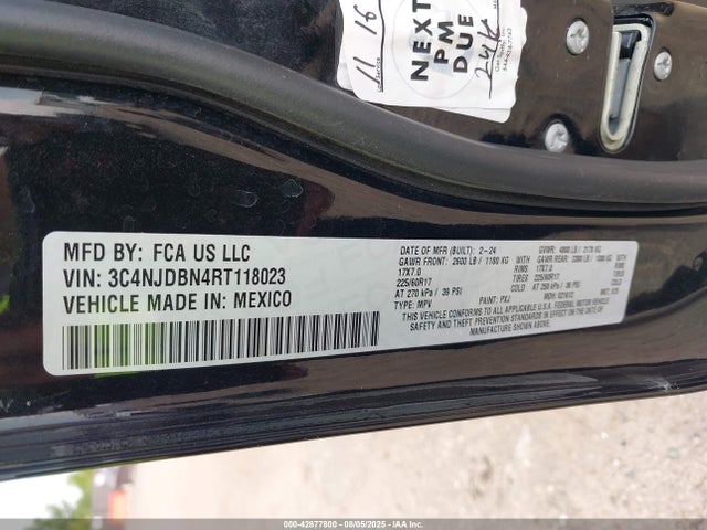 Jeep Compass 2024 3C4NJDBN4RT118023 Image 9