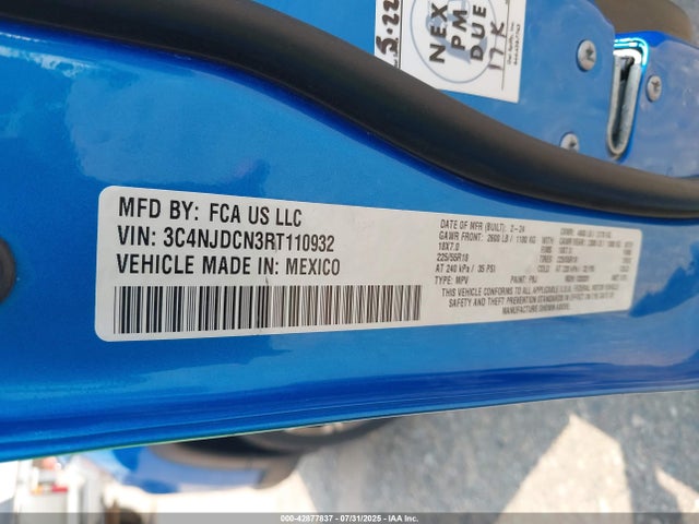 Jeep 2024 2024 3C4NJDCN3RT110932 Image 9