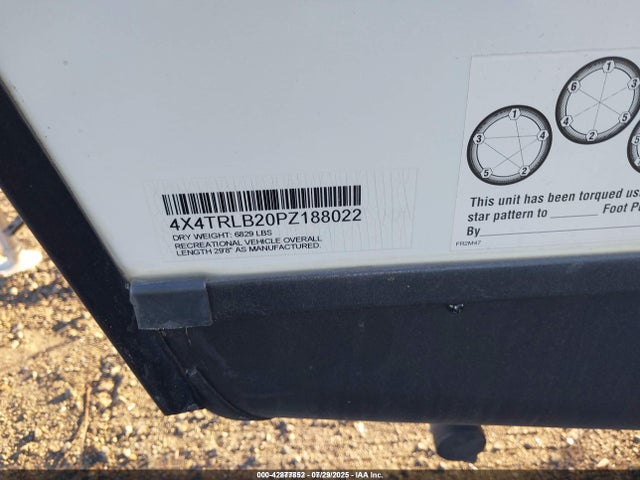 4X4TRLB20PZ188022 Forest River Rockwood Lite Weight Trailers
