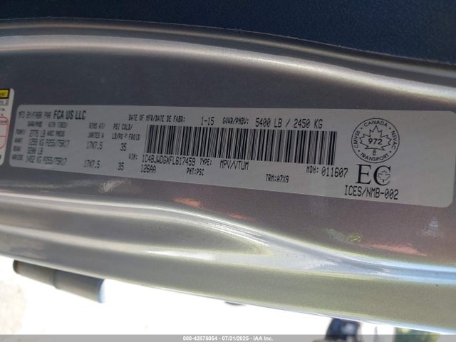 1C4BJWDGXFL617459 Jeep Wrangler