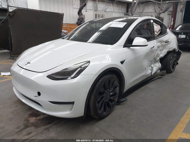 2022 TESLA MODEL Y 7SAYGDEF3NF488794 Photo 1