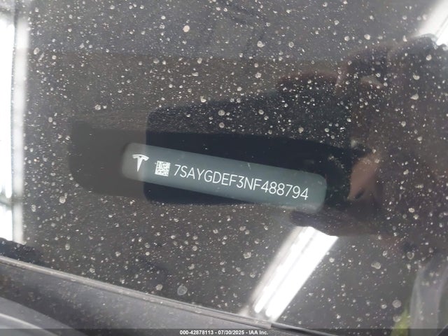 2022 TESLA MODEL Y 7SAYGDEF3NF488794 Photo 8