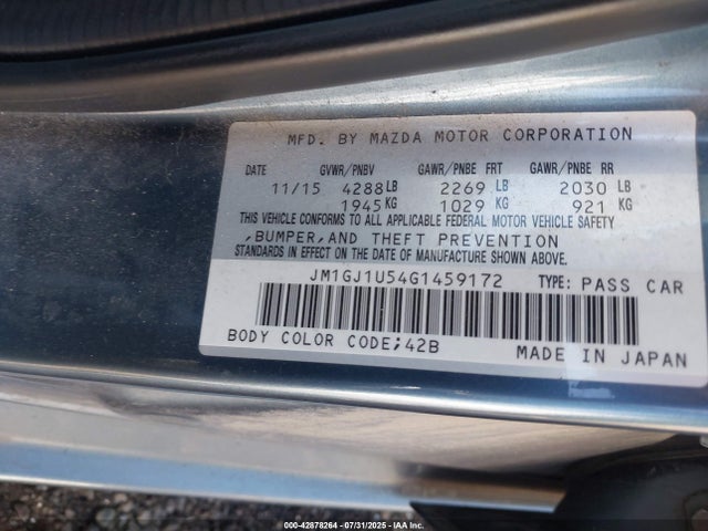 JM1GJ1U54G1459172 Mazda py