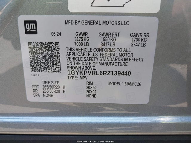 2024 CADILLAC LYRIQ 1GYKPVRL6RZ139440 Photo 8