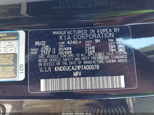 KIA gamma, t-gdi 2023 KNDEUCA21P7400078 Image 9
