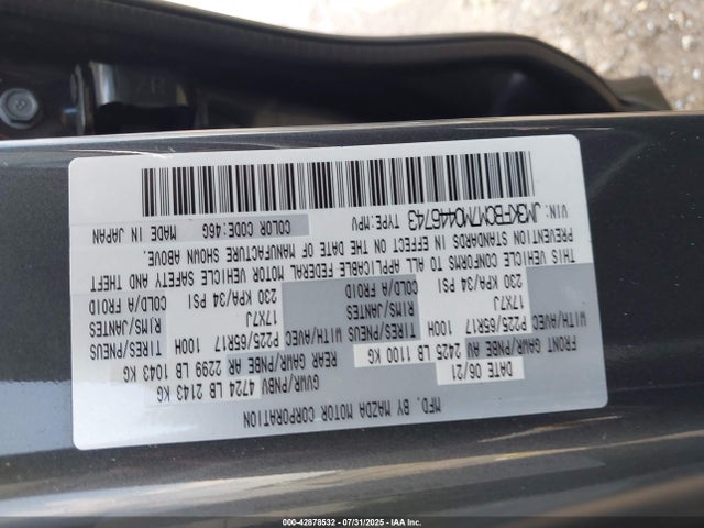 Mazda py cylinder decativation 2021 JM3KFBCM7M0446743 Image 9