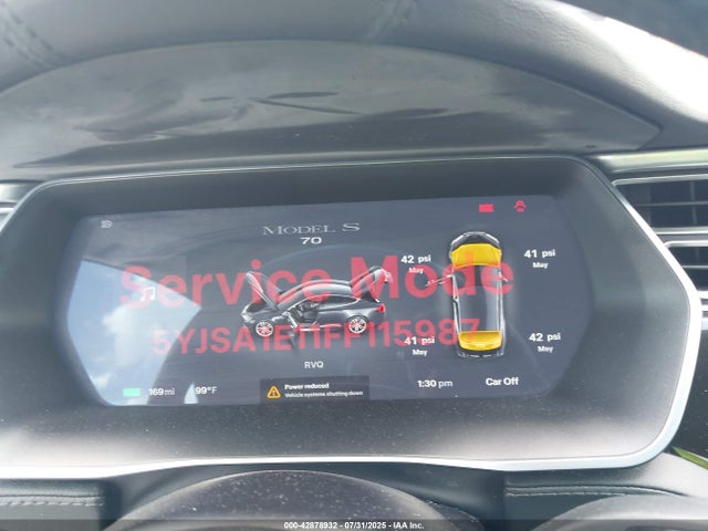 2015 TESLA MODEL S 5YJSA1E11FF115987 Photo 6