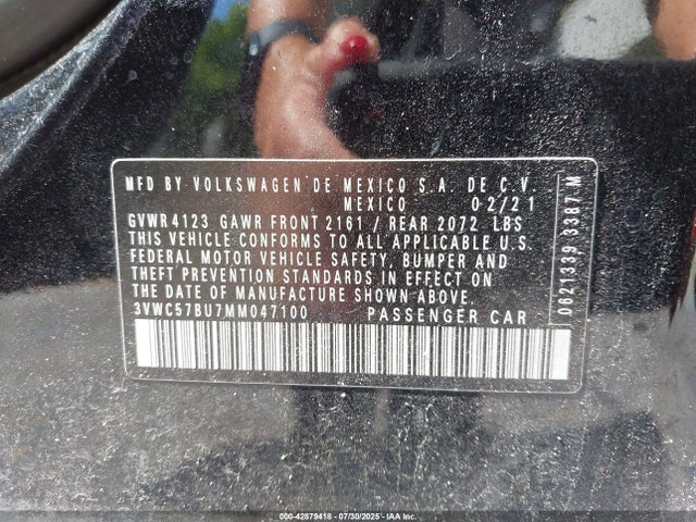 Volkswagen tsi 2021 3VWC57BU7MM047100 Image 9