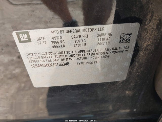 2018 CADILLAC ATS 1G6AE5RXXJ0106348 Photo 8
