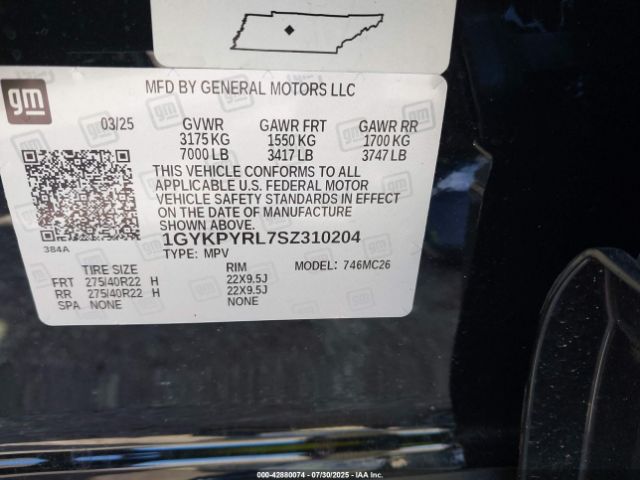 2025 CADILLAC LYRIQ 1GYKPYRL7SZ310204 Photo 8