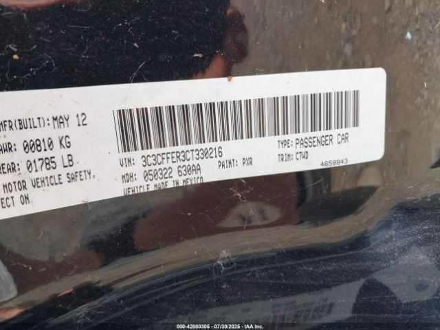 2012 FIAT 500C 3C3CFFER3CT330216 Photo 8