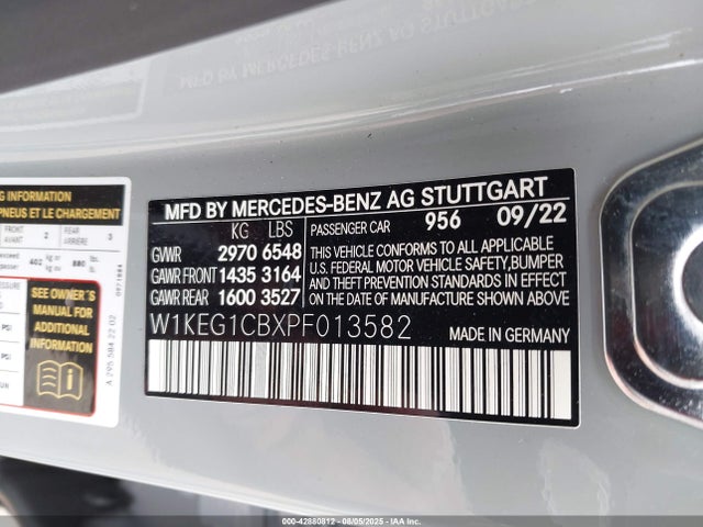 Mercedes-Benz 2023 2023 W1KEG1CBXPF013582 Image 9