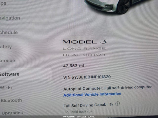 2022 TESLA MODEL 3 5YJ3E1EB1NF101829 Photo 6