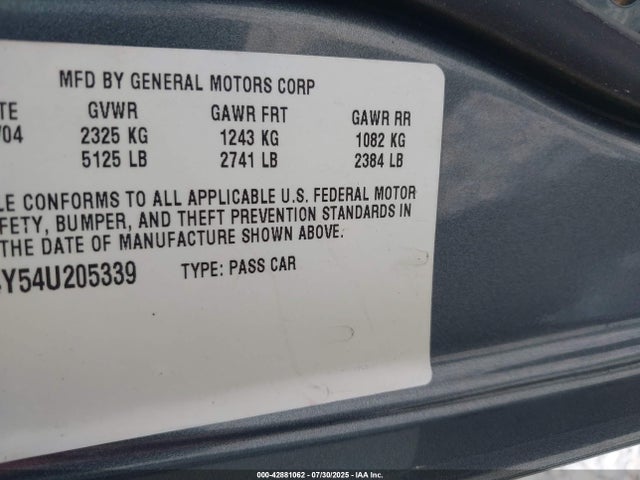 2004 CADILLAC DEVILLE 1G6KD54Y54U205339 Photo 8