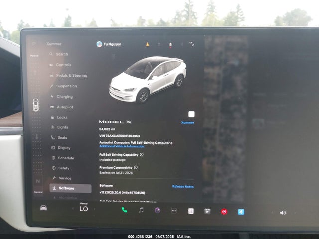 2022 TESLA MODEL X 7SAXCAE50NF354953 Photo 6