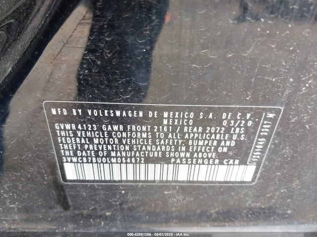 Volkswagen 1.4 tsi 2020 3VWCB7BU0LM054672 Image 9