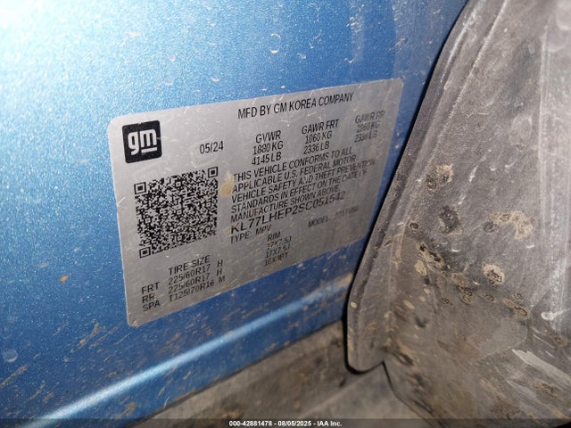 Chevrolet lbp 2025 KL77LHEP2SC051542 Image 9